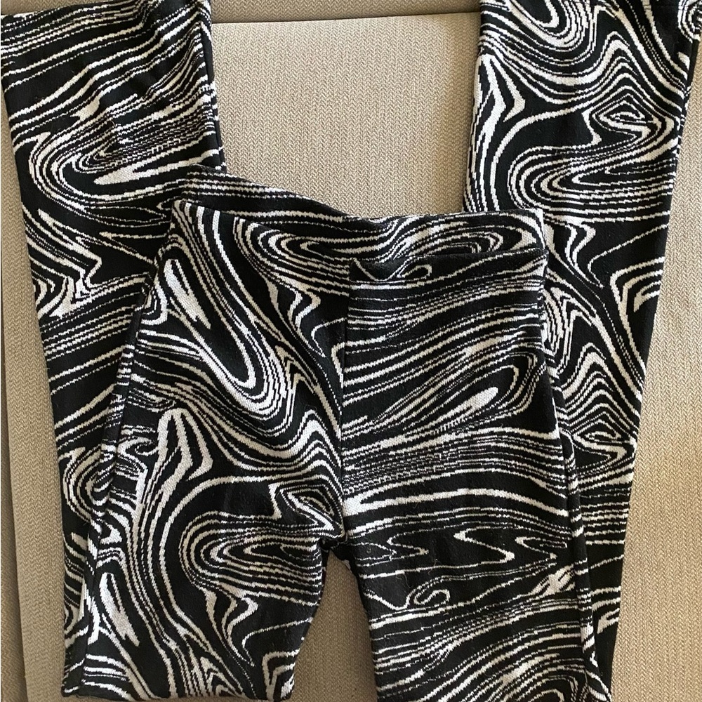 Zara jacquard knit pants